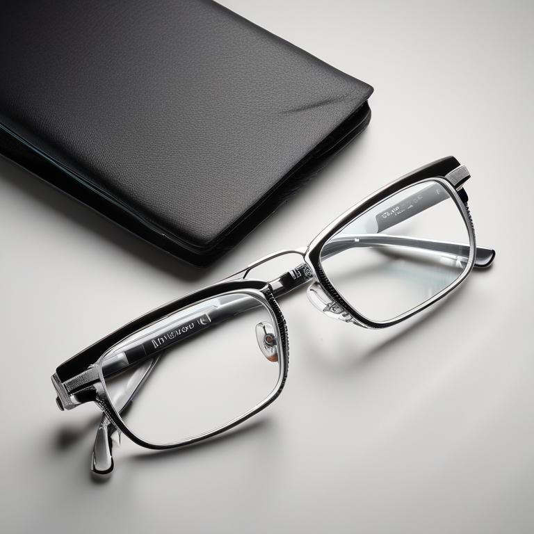 Zadowoleni klienci przymierzający okulary w jasnym, przestronnym salonie optycznym